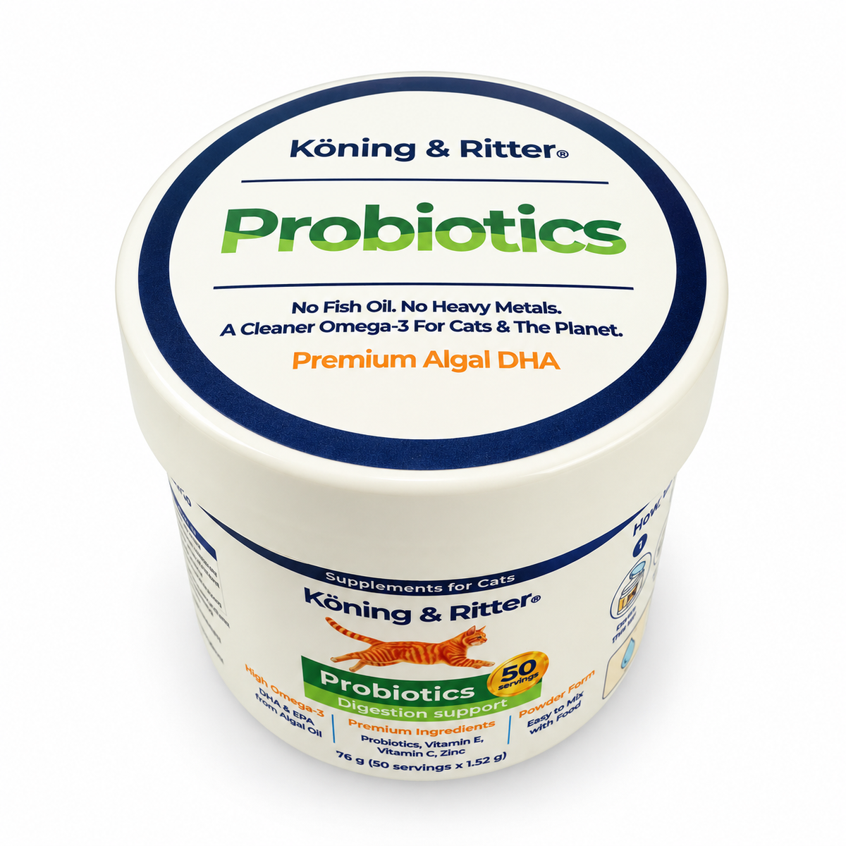 Cat Probiotic Supplement | Daily Gut Support Powder