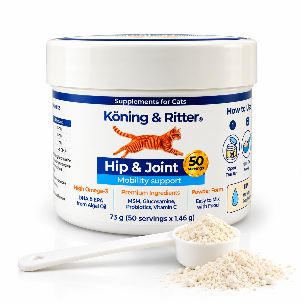 Cat Hip & Joint Supplement | Daily Mobility Support