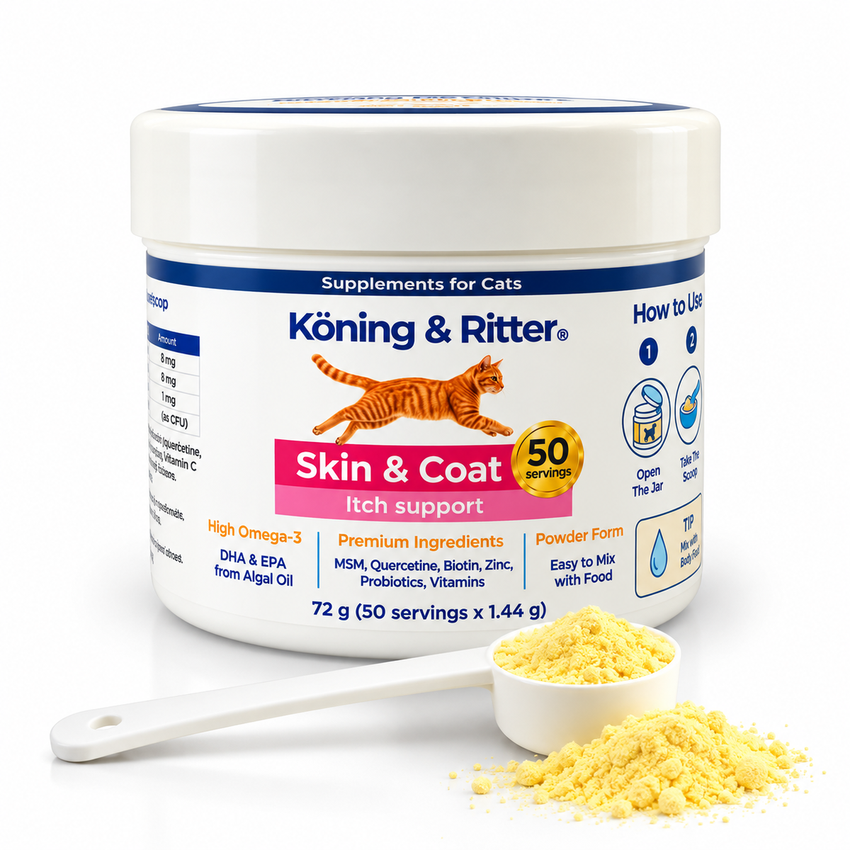 Cat Skin & Coat Supplement | Skin, Itch & Coat Support