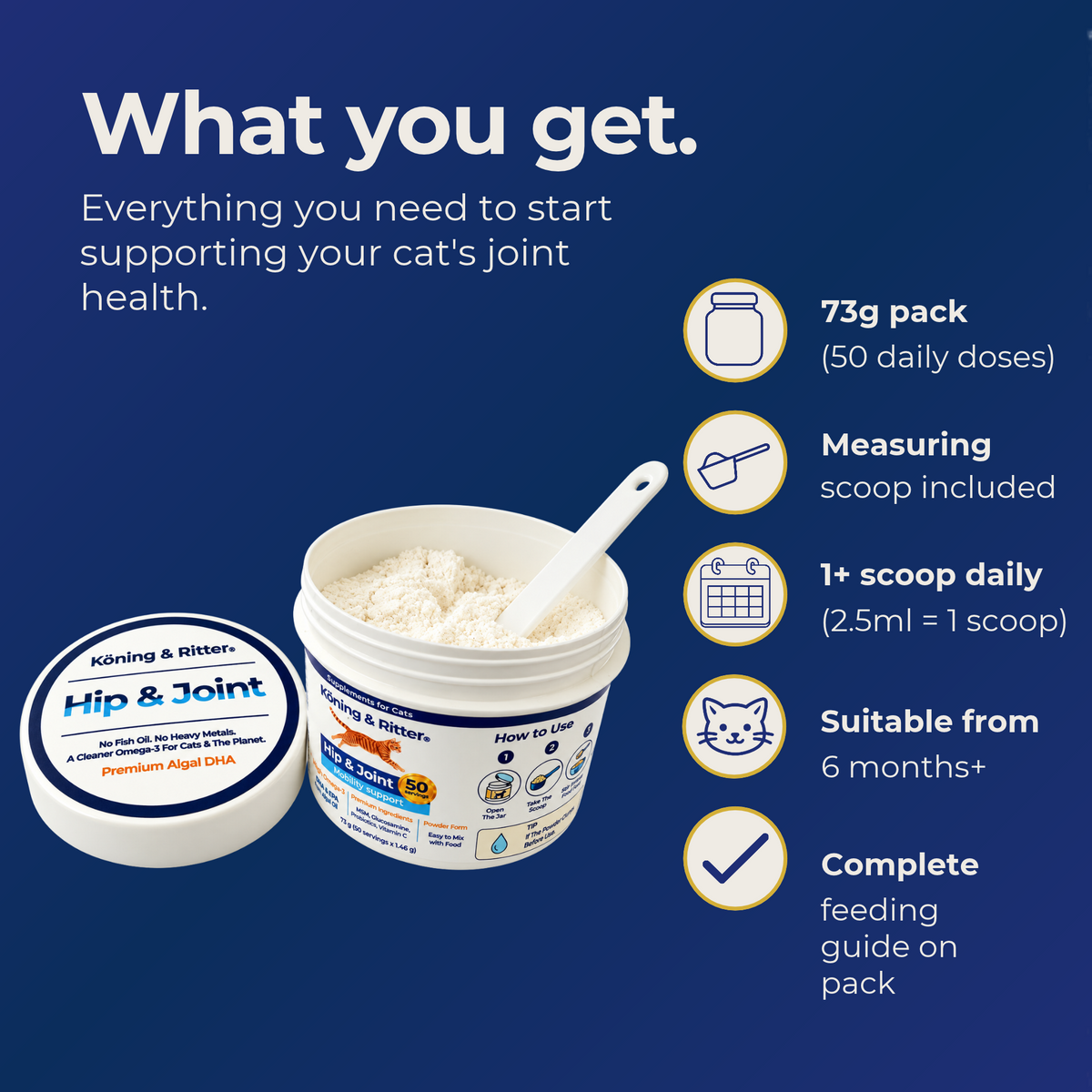 Cat Hip & Joint Supplement | Daily Mobility Support