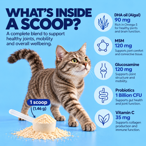 Cat Hip & Joint Supplement | Daily Mobility Support