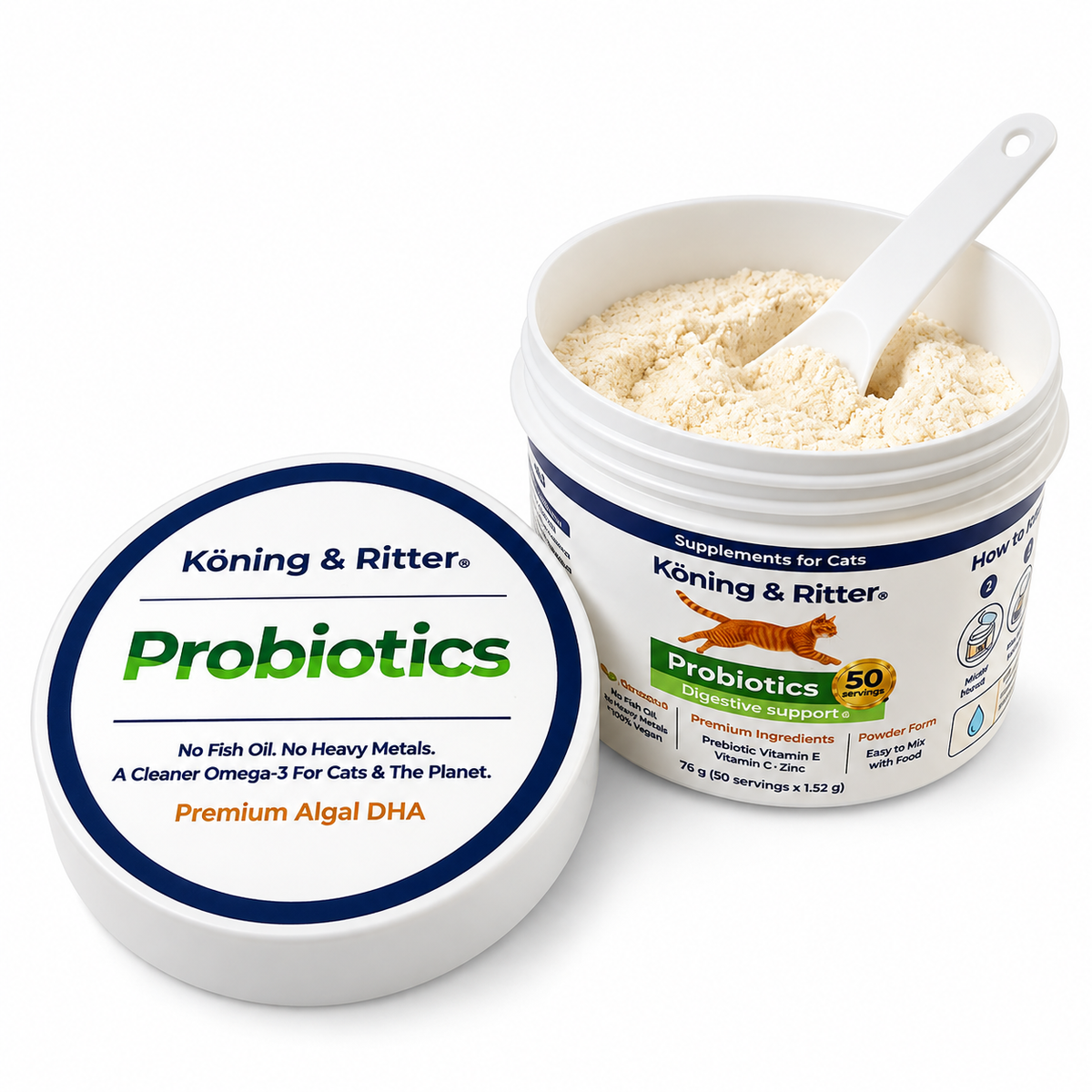 Cat Probiotic Supplement | Daily Gut Support Powder